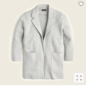 J crew Sophie open front sweater blazer, xs